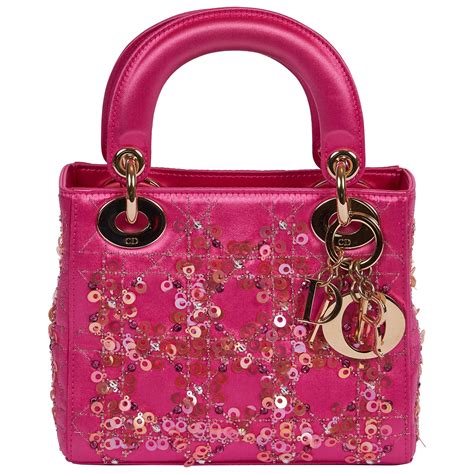 micro lady dior pink|Designer' Bags .